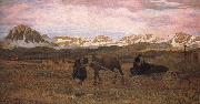 Giovanni Segantini Returning Home oil painting artist